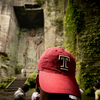 Student in front of temple in Japan (photo by Ryan Brandenburg)